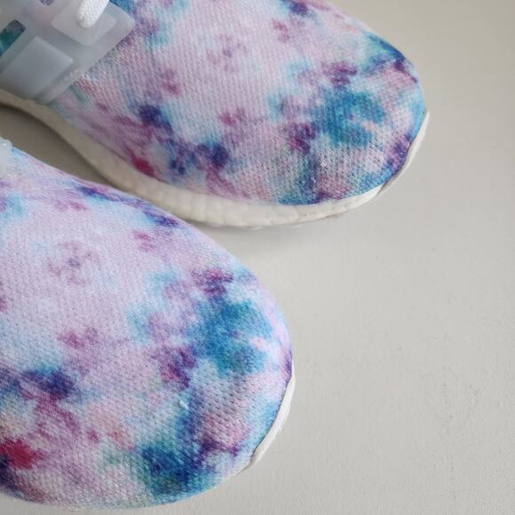Adidas Women's 9.5 Ultra Boost 4.0 DNA Tie Dye Rose Running Shoe Sneaker -GZ7098 - Picture 9 of 11